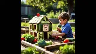 Never Give Up/house madeup with vegetables/#motivation #MotivationMonday #Inspiration #house #shorts