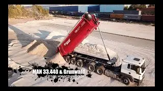MAN 6x4 33.440 & Grunwald 2018 отсев