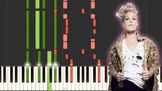 What About Us - Pink [Piano Tutorial] (Synthesia)