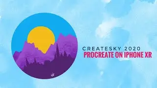 Drawing with Procreate on iPhone XR | CreateSky