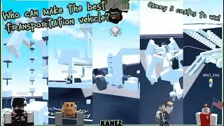 BUILD BATTLE! Who can make the best transportation mechanism? Stay tuned |plane crazy