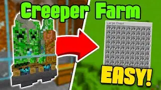 Minecraft's Easiest Creeper/Gunpowder FARM (No Cats) | 1.21+ Java & Bedrock Edition