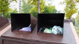 Обзор новых мусорных баков. Кривой Рог