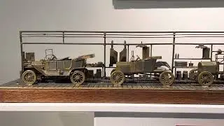 Miniature T-Ford production, 1917 assembly line