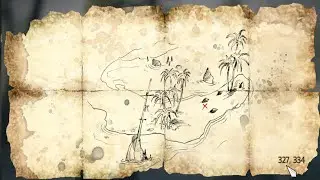 Assassins Creed IV Black Flag | treasure map 327, 334