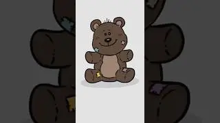 Como desenhar um URSO DE PELÚCIA - desenho fácil