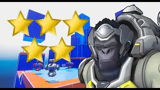 WINSTON HERO MASTERY 5 STARS EVERY COURSE | OVERWATCH 2