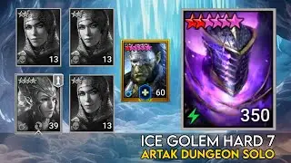 Ice Golem 5 Hard - Artak Dungeon Solo | Raid Shadow Legends Guide