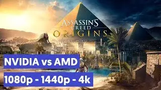 Assassins Creed Origins - NVIDIA vs AMD - Performance Benchmark 1080p - 1440p - 4K