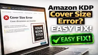 Fix Amazon KDP Book Cover Size Error (100% FREE Solution!)