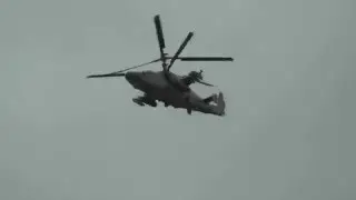 Демонстрационный полёт Ка 52 на День Победы в Арсеньеве