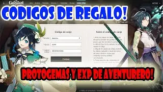 NUEVOS CODIGOS DE REGALO Para Genshin Impact | PROTOGEMAS Y EXP DE AVENTURERO