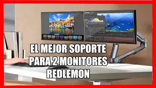 Soporte Hidráulico para 2 monitores | Redlemon | El mejor soporte 🔥