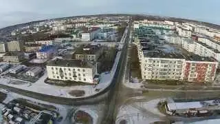 Оха с высоты птичьего полета. Пивзавод, промысел