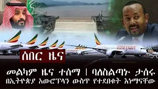 ሰበር ዜና - መልካም ዜና ተሰማ | ባለስልጣኑ ታሰሩ | በኢትዮጵያ አውሮፕላን ውስጥ የተደበቁት እነማናቸው