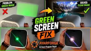 Xiaomi Mi Smart Projector M055MGN Green Screen Repair | Complete Fix & Maintenance 🔧💚