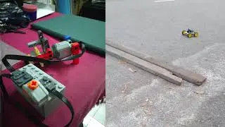 Arduino Uno L298 Motor Driver using Playstation & Lego Technic Cat