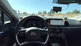 sunnypilot with adjustable following distance, using OP longitudinal (freeway)