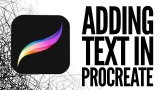 How to add text in procreate