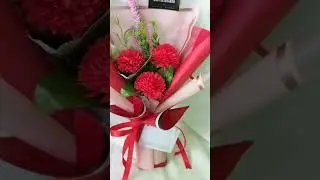 BUKET BUNGA WARNA SUPER CANTIK KOMBINASI MERAH DAN PINK