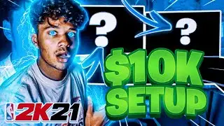 MY UPDATED NBA 2K21 SETUP TOUR!! 😍| $10,000 |