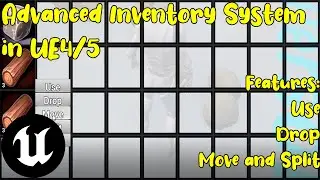 Inventory System tutorial in UE4 and UE5