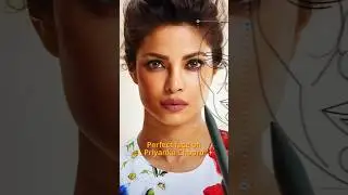 trying the ✨ PERFECT FACE ✨ on Priyanka Chopra ✨ #shorts #priyankachopra