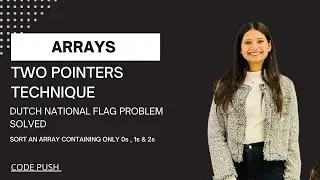 Dutch National Flag Algorithm in Java | Sort 0s, 1s, 2s Without Sorting | Two Pointer Approach