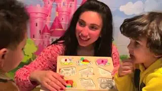 Learn the animals names with the kiddos