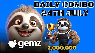 💎Gemz Daily combo Cards  Gemz Coin Daily Combo 24th July 2024