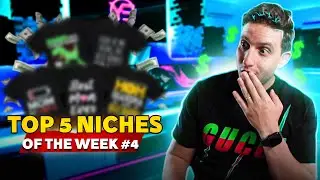 Top 5 Print-On-Demand Niches Making $10K/Month Right Now! 🔥😱