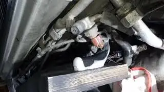 установка помпы для обогрева салона