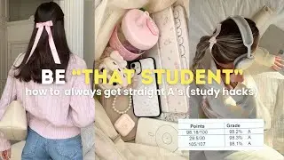 how to be "THAT student " in school 💯✨ be an A student, study tips, organization hacks