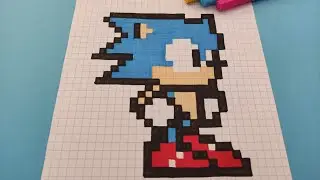 TUTO PIXEL ART - Comment dessiner Sonic en Pixel