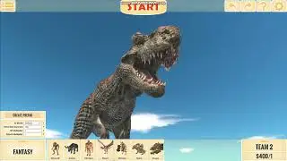 T-Rex VS all in Animal Revolt Battle Simulator!!! - GamesTI