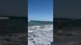 Crazy waves in Crete #2024 #travel