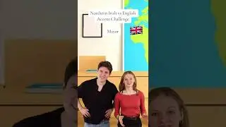 English v Northern Irish Accent Challenge #shorts