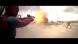 Deadpool Vs Wolverine First Fight Scene | D&W