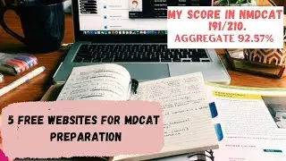 FREE WEBSITES FOR MDCAT PREPARATION | NMDCAT 2022 |
