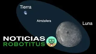 La atmósfera de la Tierra se extiende más allá de la Luna