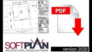 SoftPlan version 2020 | New Features | PDF Import as Shapes