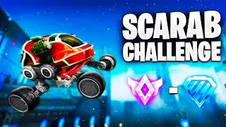 Be One With the Ball! - SCARAB HITBOX CHALLENGE | Rocket League SimplyMaeg