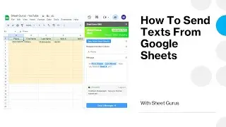 How to Send Texts from Google Sheets