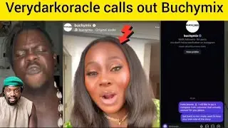 Verydarkoracle call for the attention of the Buchymix CEO before I release my evidence against you