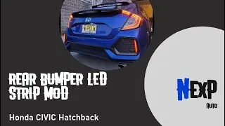 Progressive LED rear lights for on Honda CIVIC Hatchback (Gen 10).