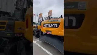 Выставка CTT EXPO Краткий обзор колесного экскаватора XINYUAN C150W