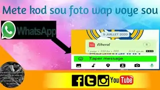 Koman pou mete kod sou imaj wap voye bay yon moun sou WhatsApp