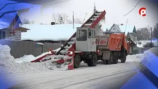 Уборка снега с проезжих частей