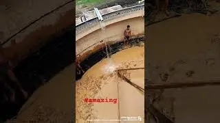 thickener cleaning process #amazing #construction #viral #machine