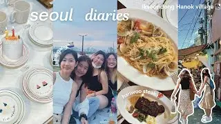 seoul vlog: hangang picnic ⛴, summer school ☀️ and foood!!!